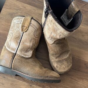 Children's Western Tan Boots